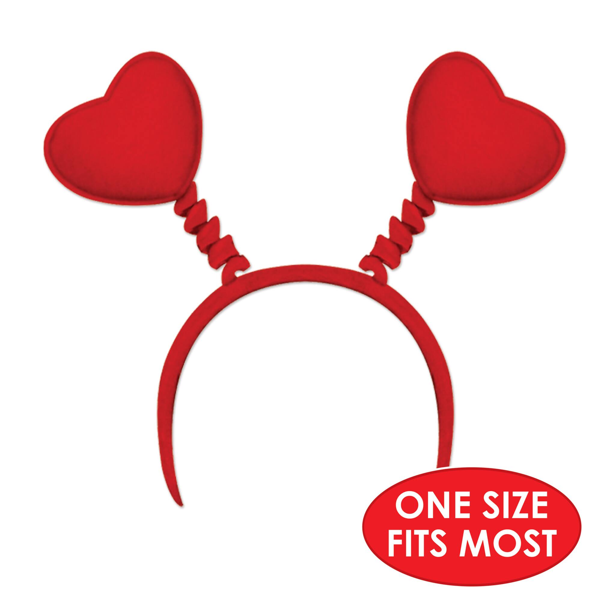 Beistle Adult Red Heart Boppers, 2ct.